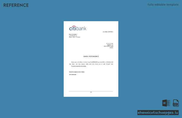 Beispielvorschau zur Schließung der Citibank in Schweden